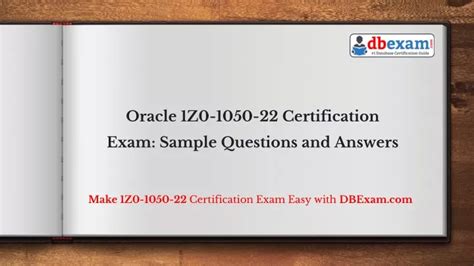 1z0-1050-22 Examengine