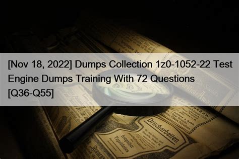 1z0-1052-22 Dumps