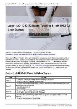 1z0-1053-22 Brain Dump Free