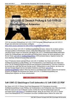 1z0-1054-22 Deutsch Prüfung
