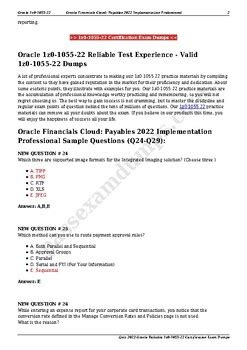 1z0-1055-22 Exam