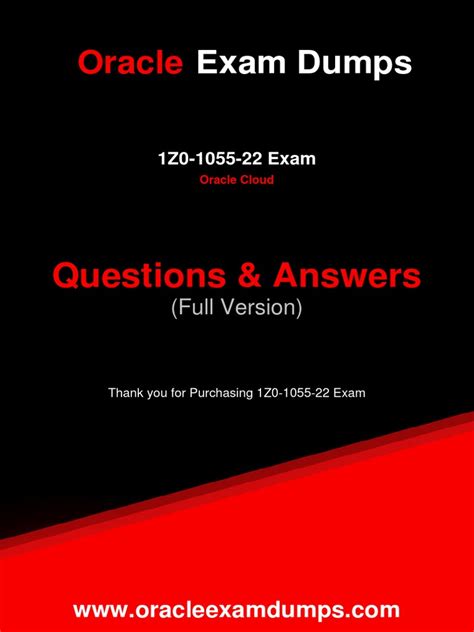 1z0-1055-22 Prüfungsfragen