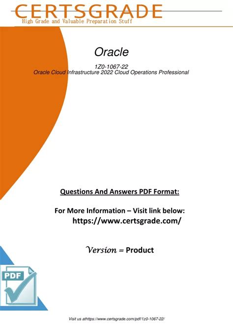1z0-1067-22 PDF Testsoftware