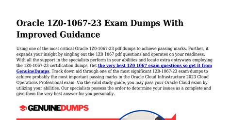 1z0-1067-23 PDF Testsoftware