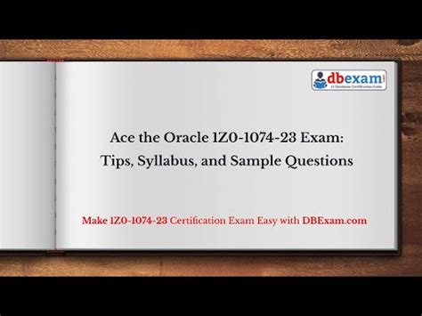 1z0-1074-23 Prüfungs Guide