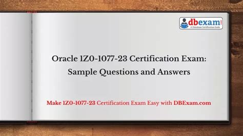 1z0-1077-23 Exam Fragen