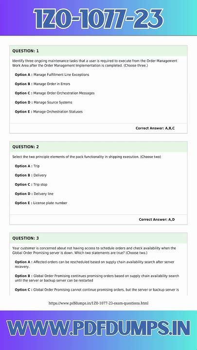 1z0-1077-23 Exam Fragen