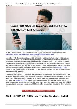 1z0-1079-22 PDF Testsoftware