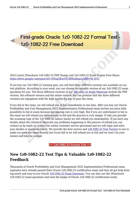 1z0-1082-22 Online Prüfungen