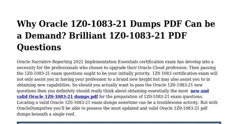 1z0-1083-22 PDF Testsoftware