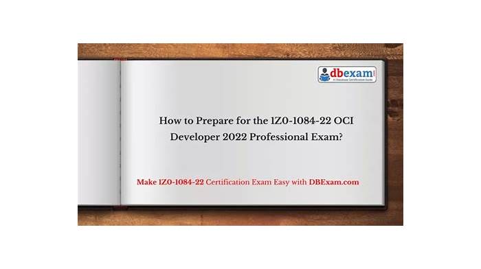 1z0-1084-22 Certification