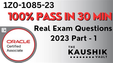 1z0-1085-23 Exam