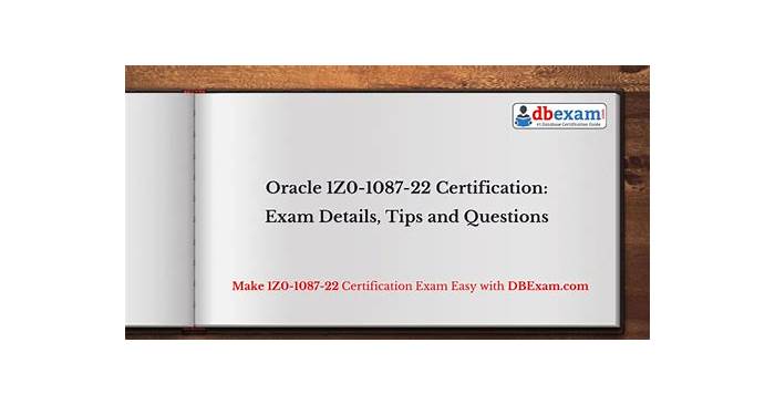 1z0-1087-22 Reliable Exam Online