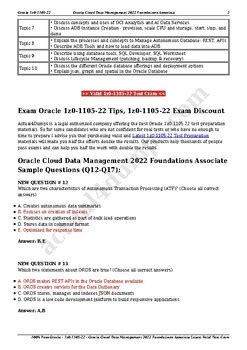 1z0-1105-22 Zertifizierungsantworten