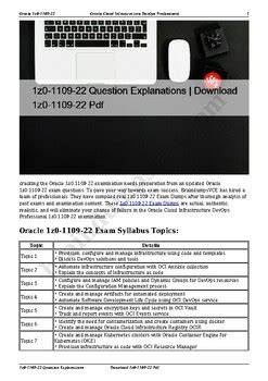 1z0-1109-22 PDF Testsoftware