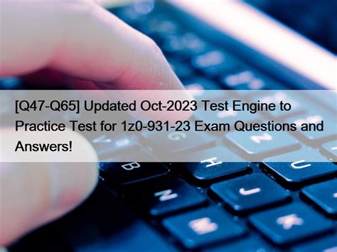 1z0-931-23 Online Test