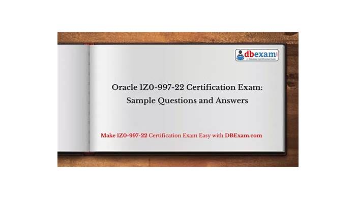 Questions 1z0-997-22 Exam