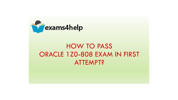 1z1-808 Latest Exam Answers