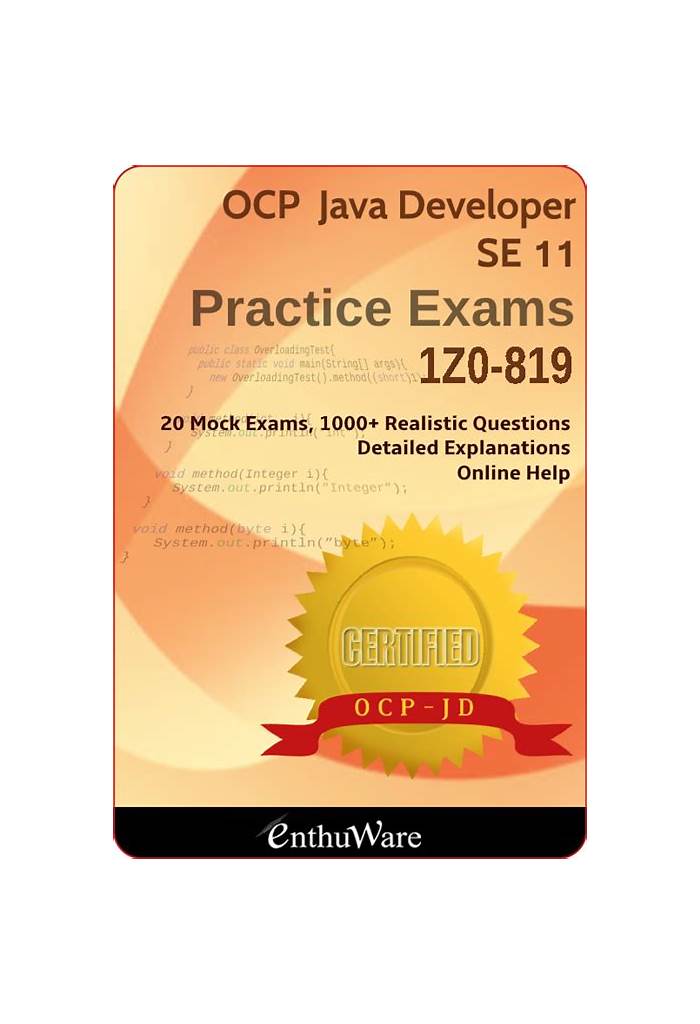 1z1-819 Certification Exam Cost