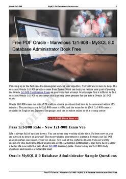 1z1-908 PDF Testsoftware