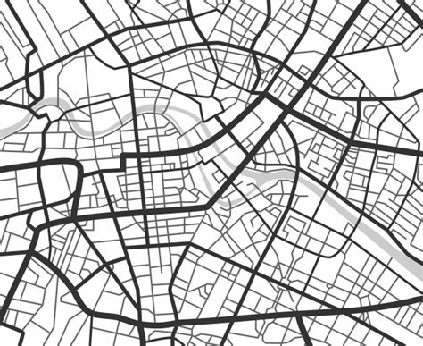 2,189 Black And White City Map Premium High Res Photos - Getty …