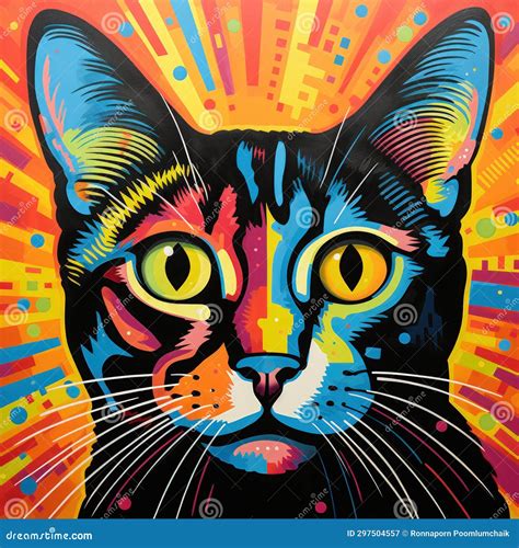 2,332 Pop Art Cat Stock Photos, Pictures & Royalty-Free Images