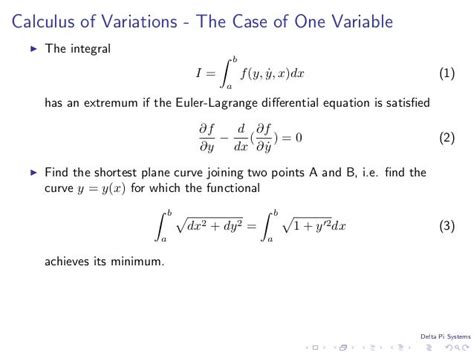 2: The Calculus of Variations - Physics LibreTexts - wintechmobiles.com