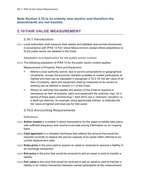 2 10 Fair Value Measurement Cipfa