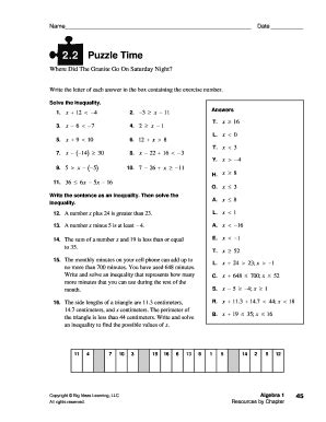 2 2 Puzzle Time Wsd
