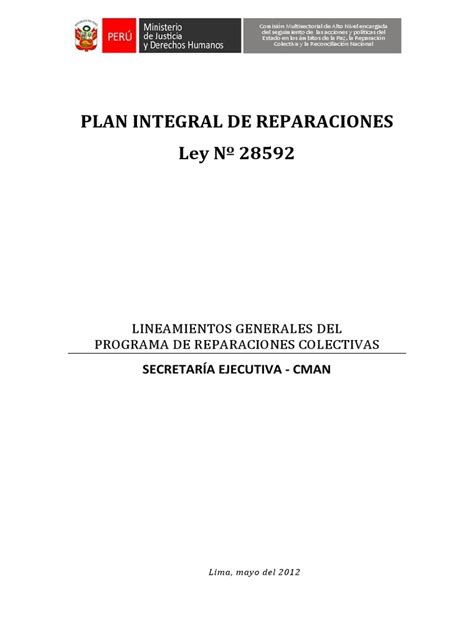 2 22 Lineamientos Generales del Programa de Reparaciones Colectivas pdf