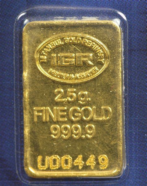 2 5 G Gold Bar Price