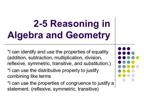 2 5 Reasoning In Algebra And Geometry Practice Reasoning In Algebra And Geometry Worksheets - Reasoning In Algebra And Geometry Worksheets