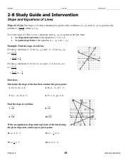 2 8 Study Guide And Intervention