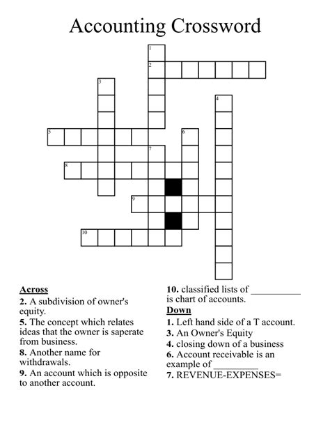 2 BRANCHES OF ACCOUNTING CROSSWORD