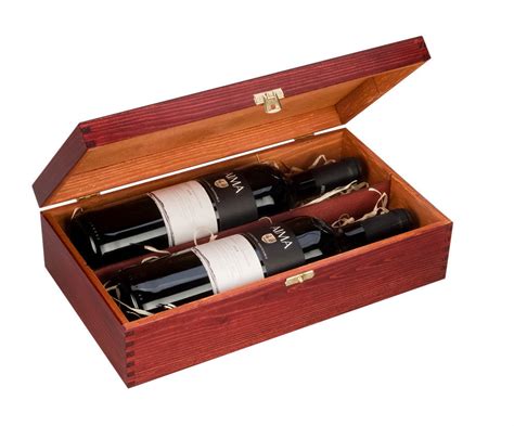 2 Bottle Wooden Wine Gift Box Mitchell and Son Wine Gifts