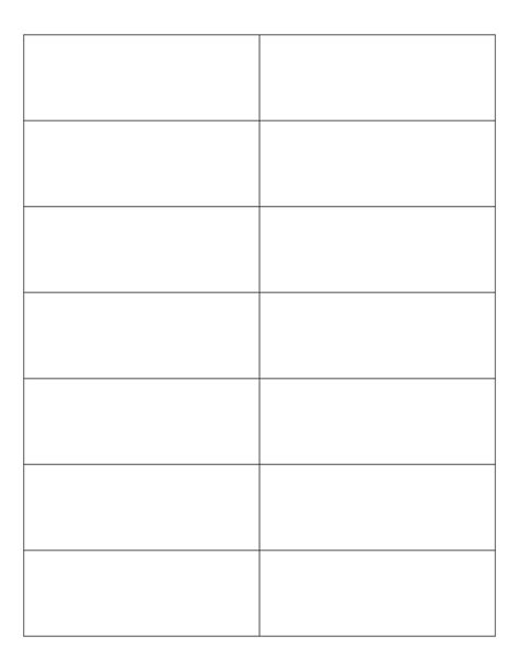 2 Column Chart Template