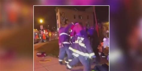 2 DC firefighters charged in brawl caught on video