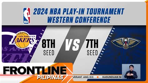 2 Final play-in games para sa No. 8 spots sa playoffs