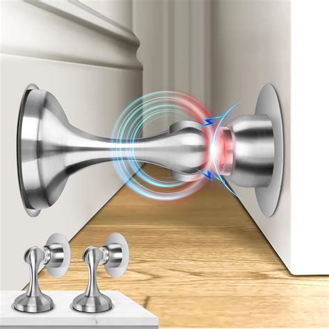 2 Pack Magnetic Door Stoppers, Stainless Steel … - raincitystudios.com