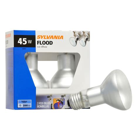 2 PACK SYLVANIA 45-Watt R20 Indoor Flood Light - eBay