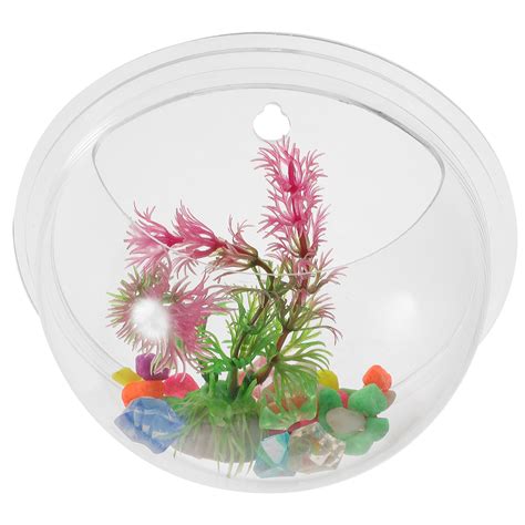 2 Pack Betta Fish Bowl Wall Goldfish Bowl Hanging Wall Planters …