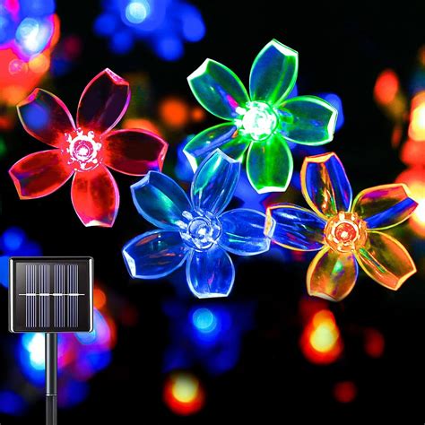 2 Pack Flower Solar Lights, Waterproof Cherry Blossom Lights - eBay