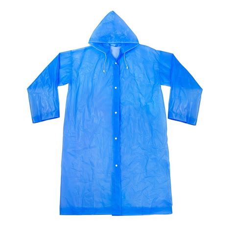 2 Packs Sports Rain Coats Watertight Rain Ponchos Hooded Drawstring ...