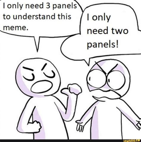 2 Panel Meme Template