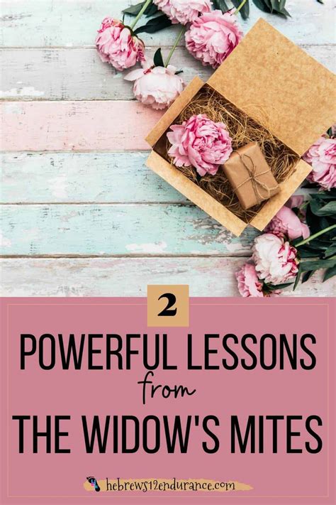 2 Powerful Lessons from the Widow