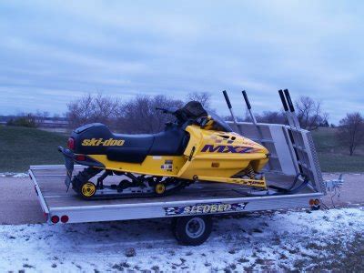 2 Snowmobiles with trailer for sale - atvs, utvs, snowmobiles - by...