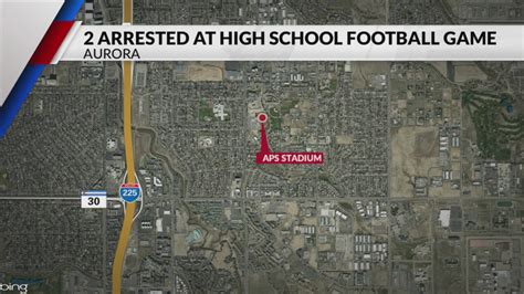 2 arrested after fight at Aurora football game