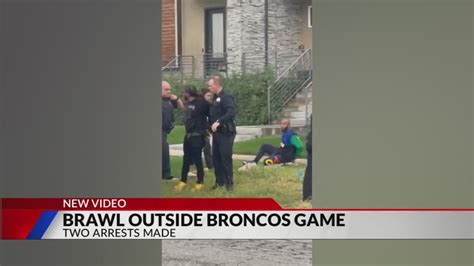 2 arrested in post Broncos game fight