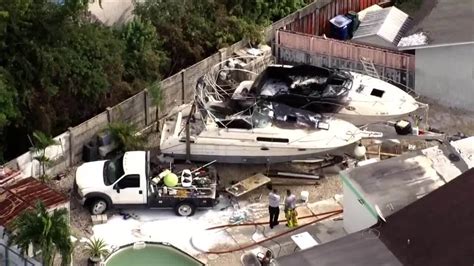 2 boats catch on fire at home in Miami Gardens; no injuries reported
