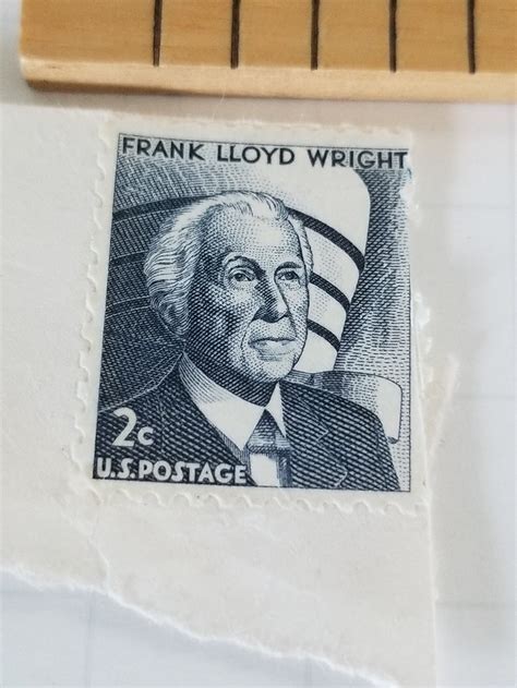 2 cent frank lloyd wright stamp value. Frank Lloyd Wright was one of the main players who helped shape Chicago’s architectural aesthetic. His houses, museums and chapels are scattered all over the country. The Unity Chapel in Wyoming, Wisconsin, is technically Wright’s very firs... 